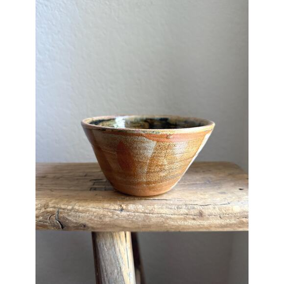 Hand Made Brown Studio Pottery Bowl - Picture 3 of 5